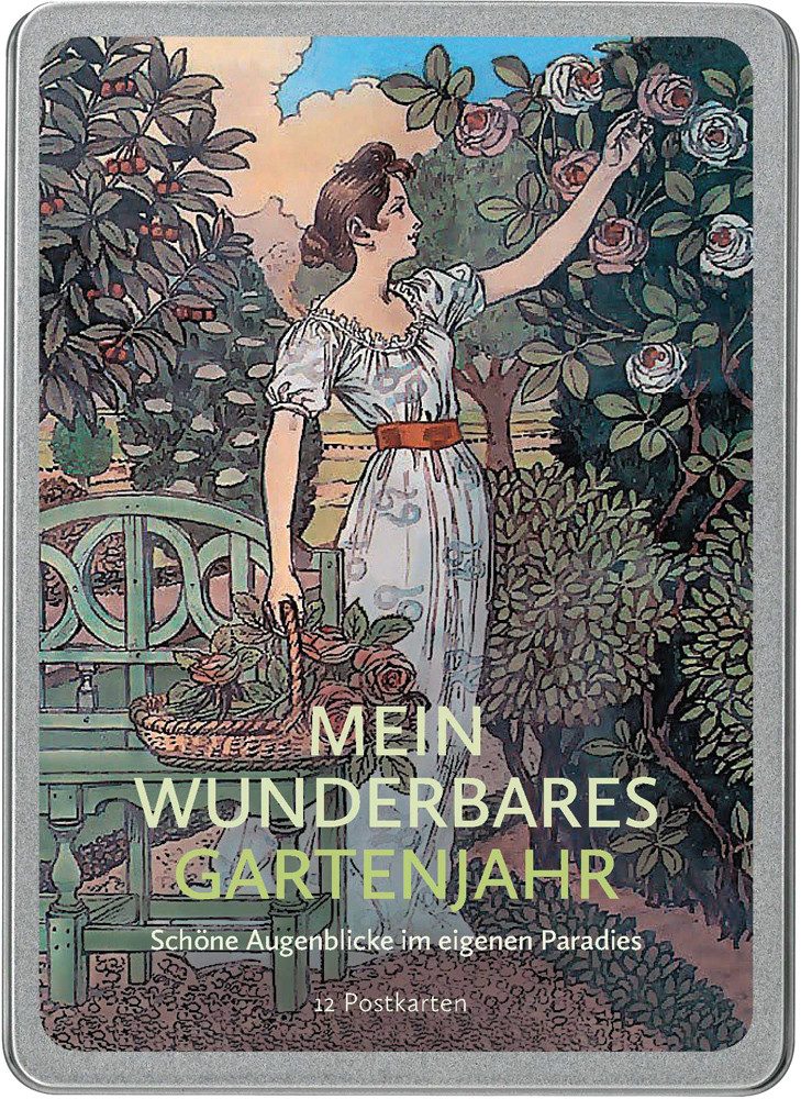 Papermoon Postkarte Mein wunderbares Gartenjahr: Schöne Augenblicke im eigenen Paradies