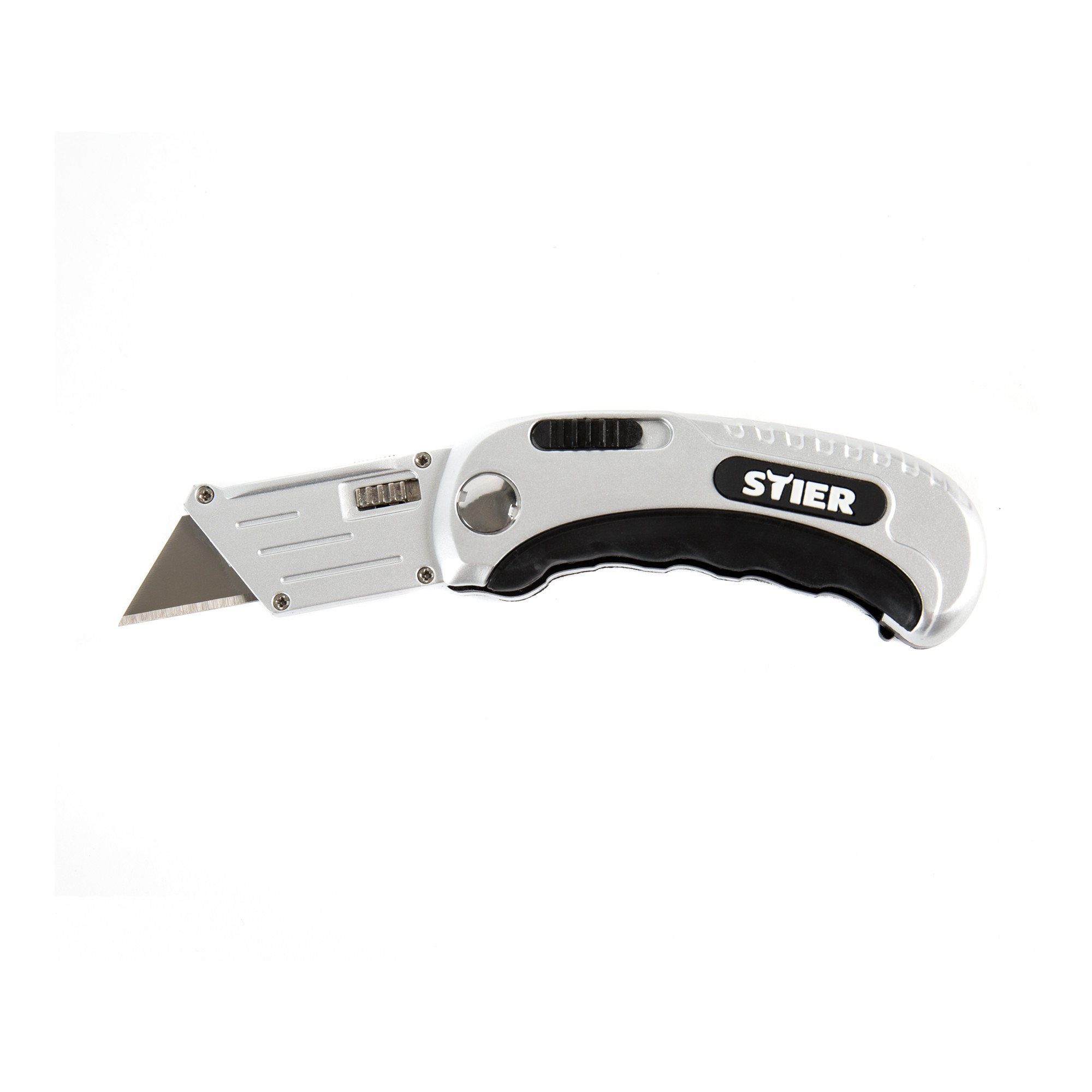 Stier Elektriker-Klappmesser STIER Klappmesser Cuttermesser Arbeitsmesser Einklappmechanismus wechs