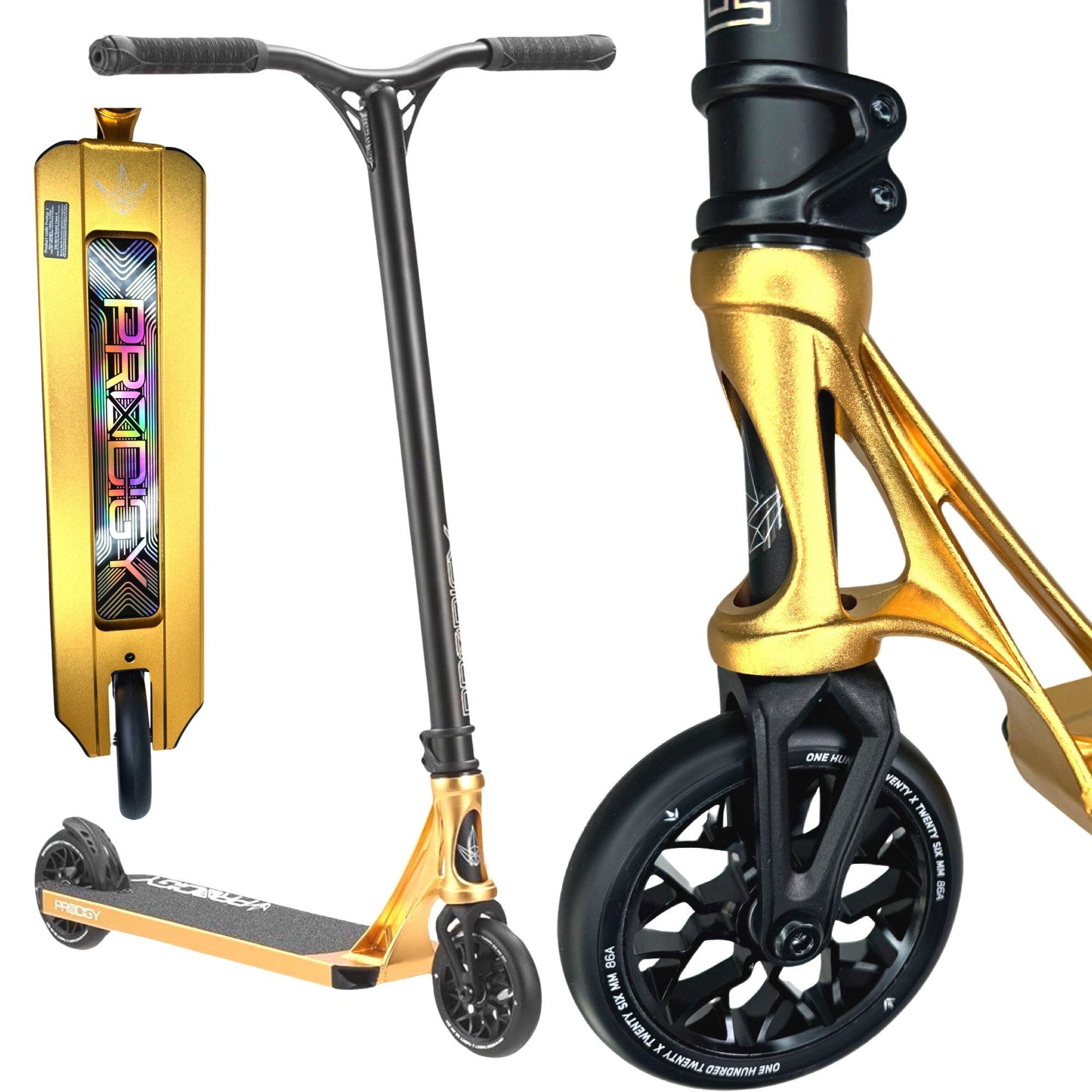 Blunt Stuntscooter Blunt Prodigy X Complete Stunt-Scooter H=86cm Park Gold