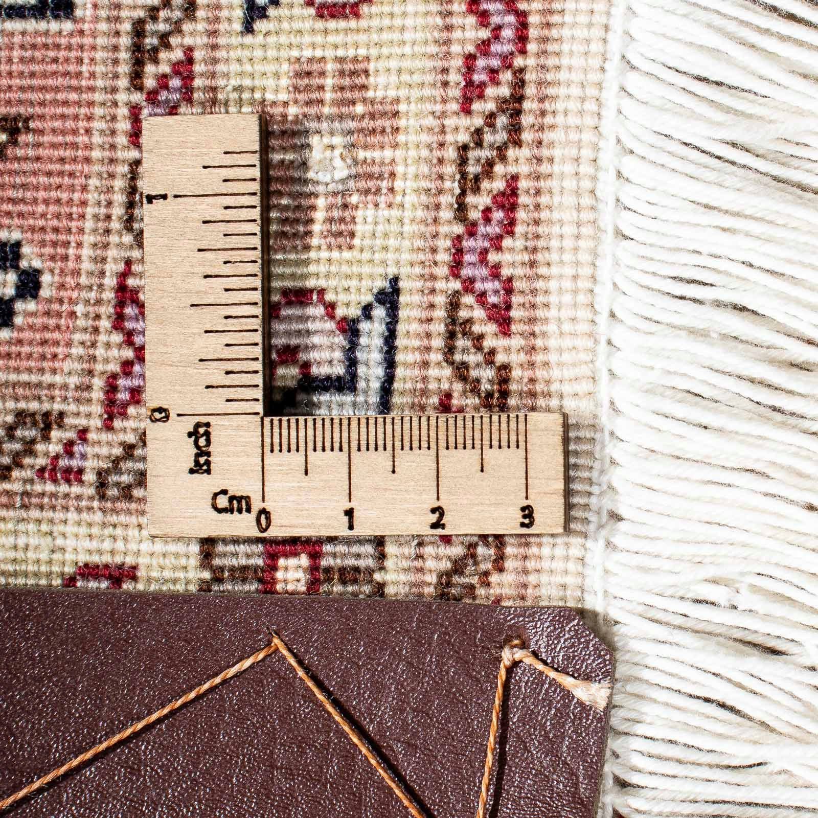 x - Zertifikat Unikat Wollteppich Medaillon cm, 205 Täbriz mm, mit Raj 50 Höhe: morgenland, rechteckig, 10 152