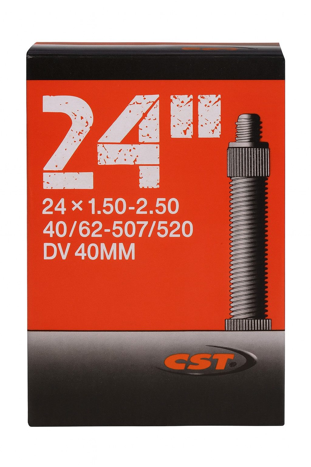CST Fahrradschlauch CST Fahrradschlauch 24x1.50-2.50" DV 40mm  40/62-507/520 Citybike