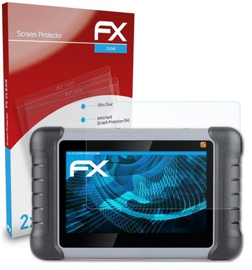 atFoliX Schutzfolie Displayschutz für Autel MaxiPRO MP808TS, (2 Folien), Ultraklar und hartbeschichtet