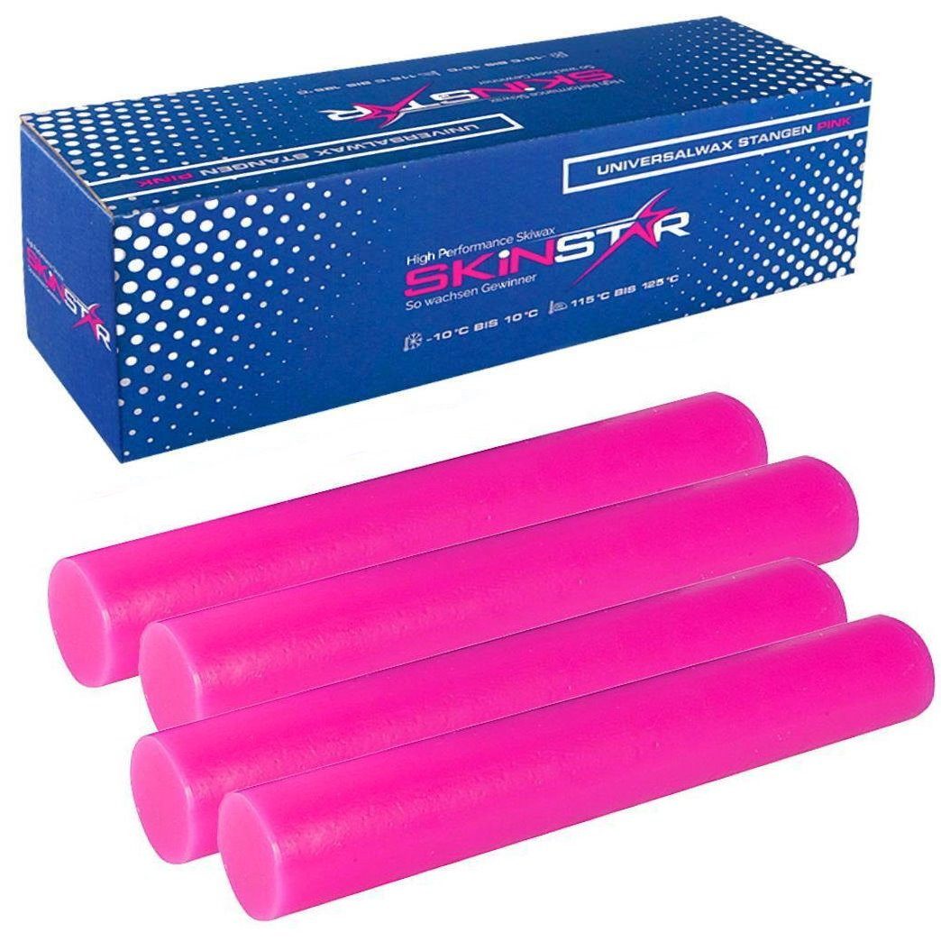 SkinStar Ski SkinStar Werkstatt Skiwachs UNIVERSAL Heißwachs Wax Stange 4x 250g