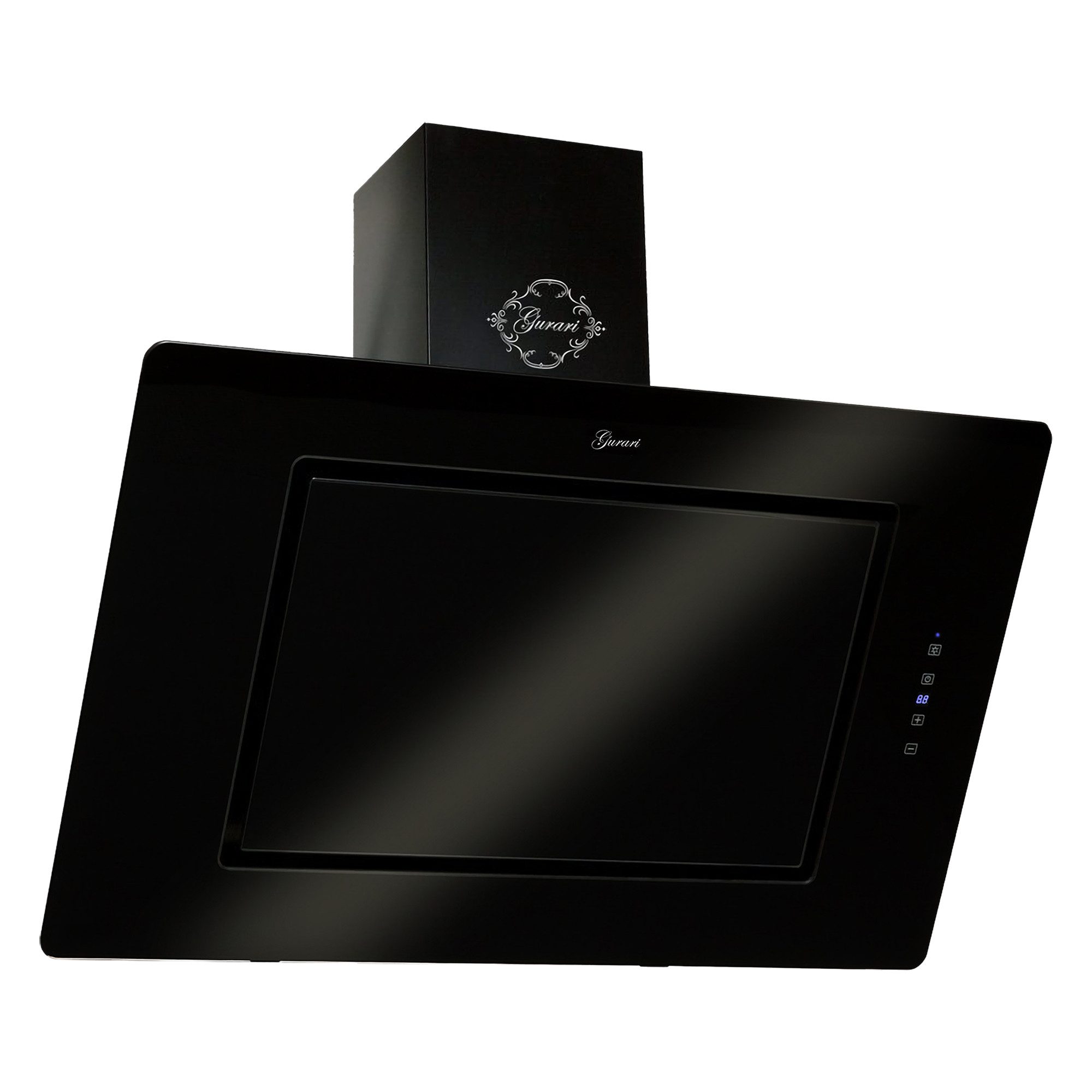 GURARI Wandhaube GCH 155 BL 90 PRIME N Dunstabzugshaube 90 cm Schwarz Glas,1000m³/h GCH 155 BL 90 PRIME N Dunstabzugshaube 90 cm Schwarz Glas,1000m³/h