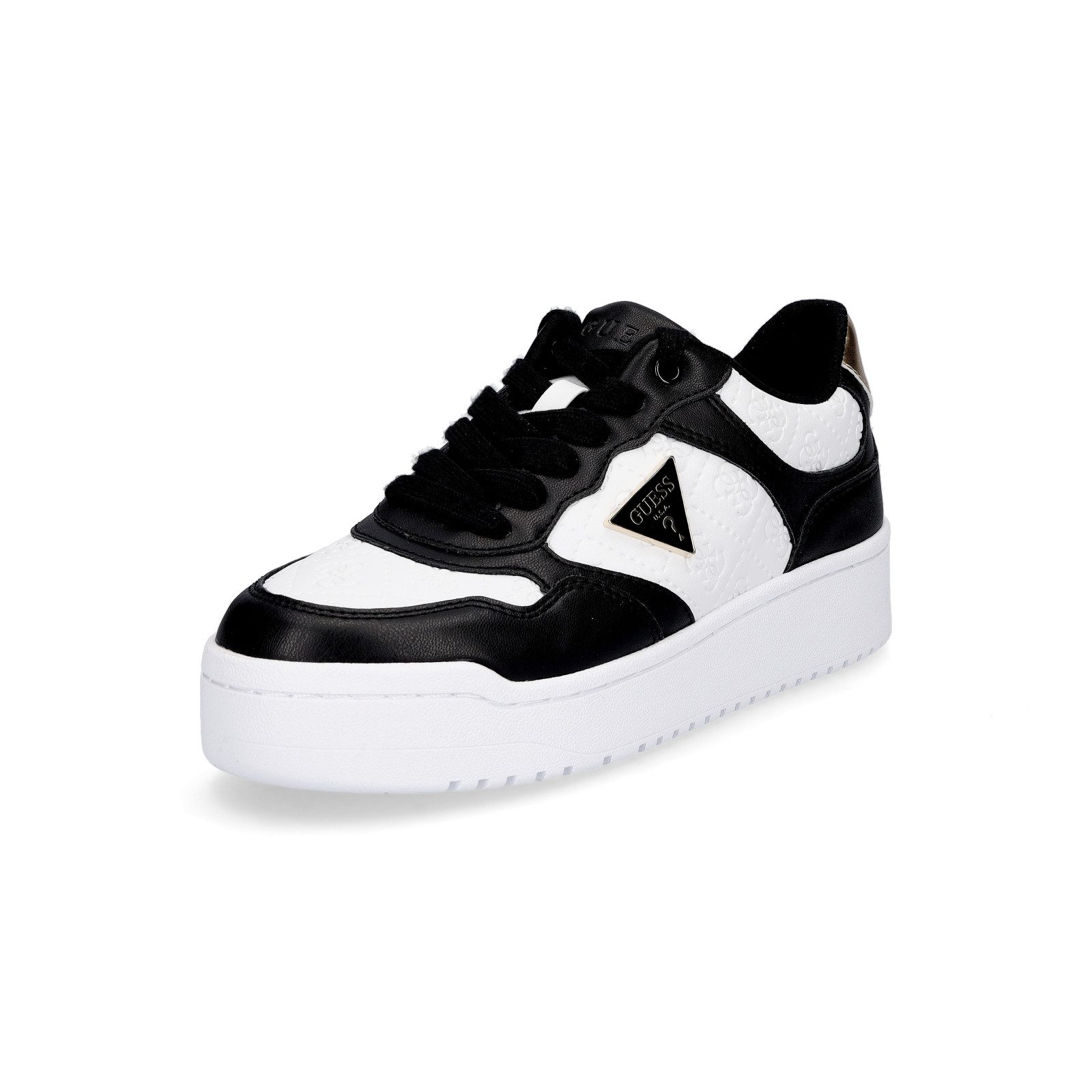 Guess Guess Damen Sneaker Miram6 weiß schwarz Sneaker