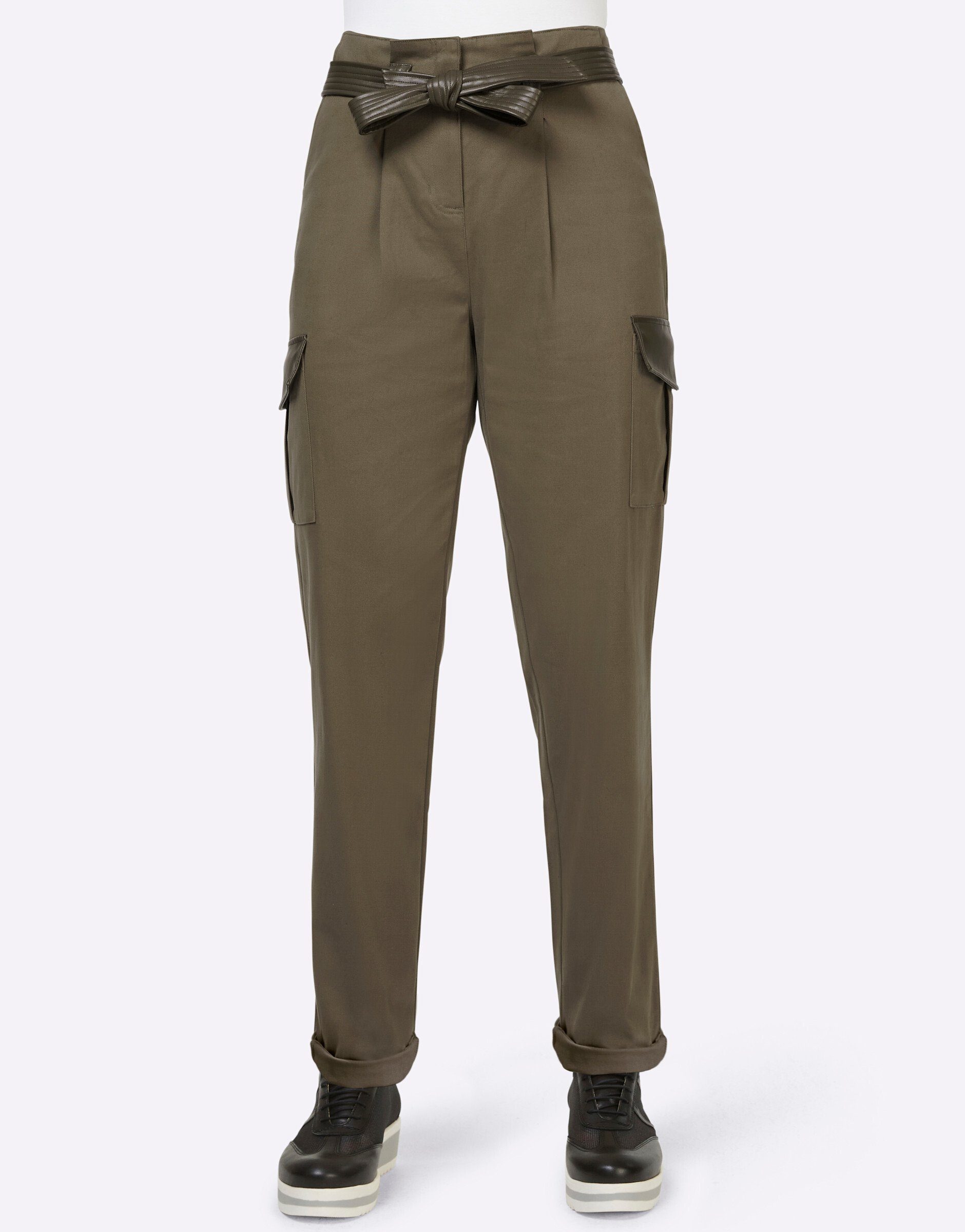 heine Jerseyhose Cargohose Innenbeinlänge ca. 77 günstig online kaufen