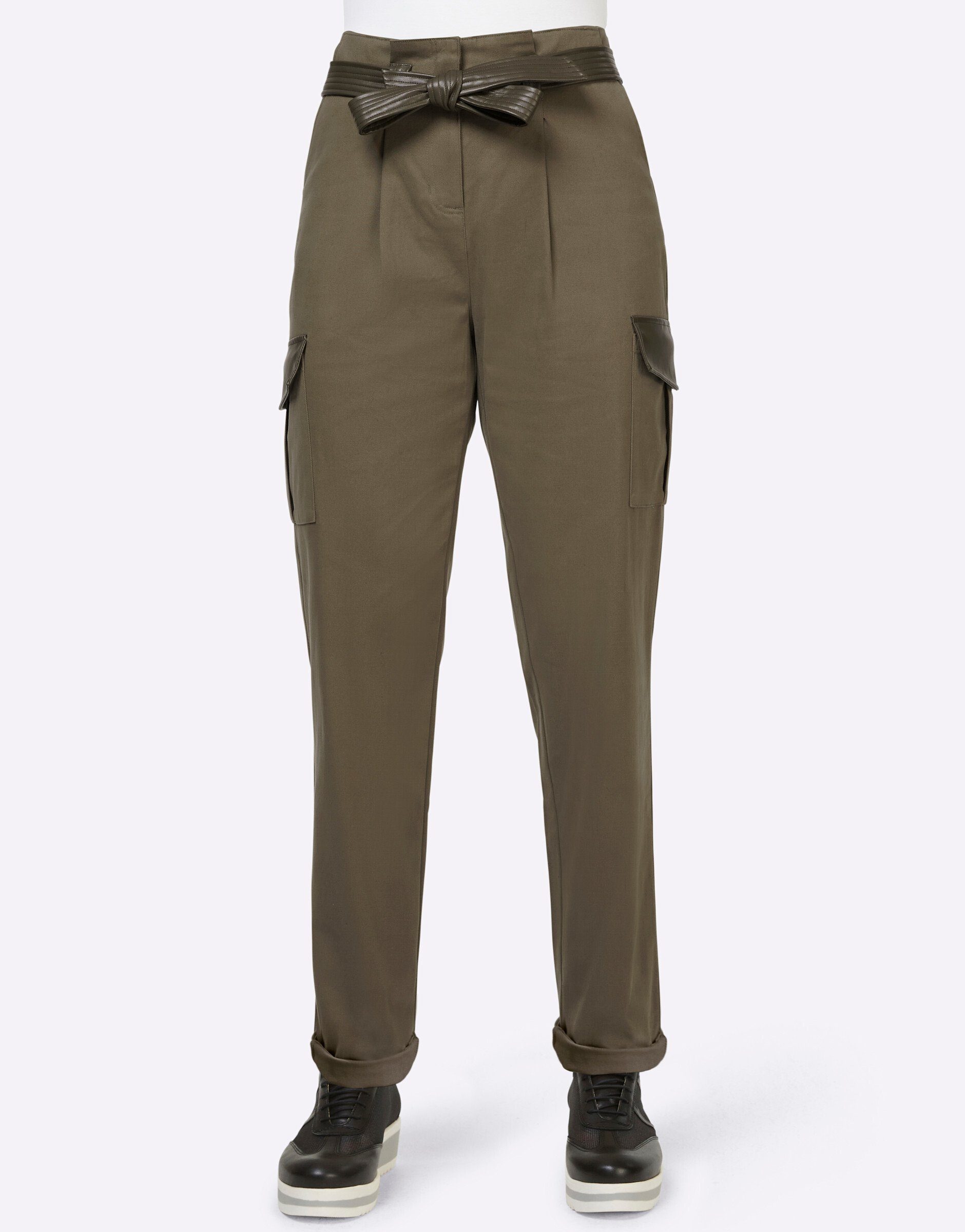 heine Jerseyhose Cargohose Innenbeinlänge ca. 77 cm