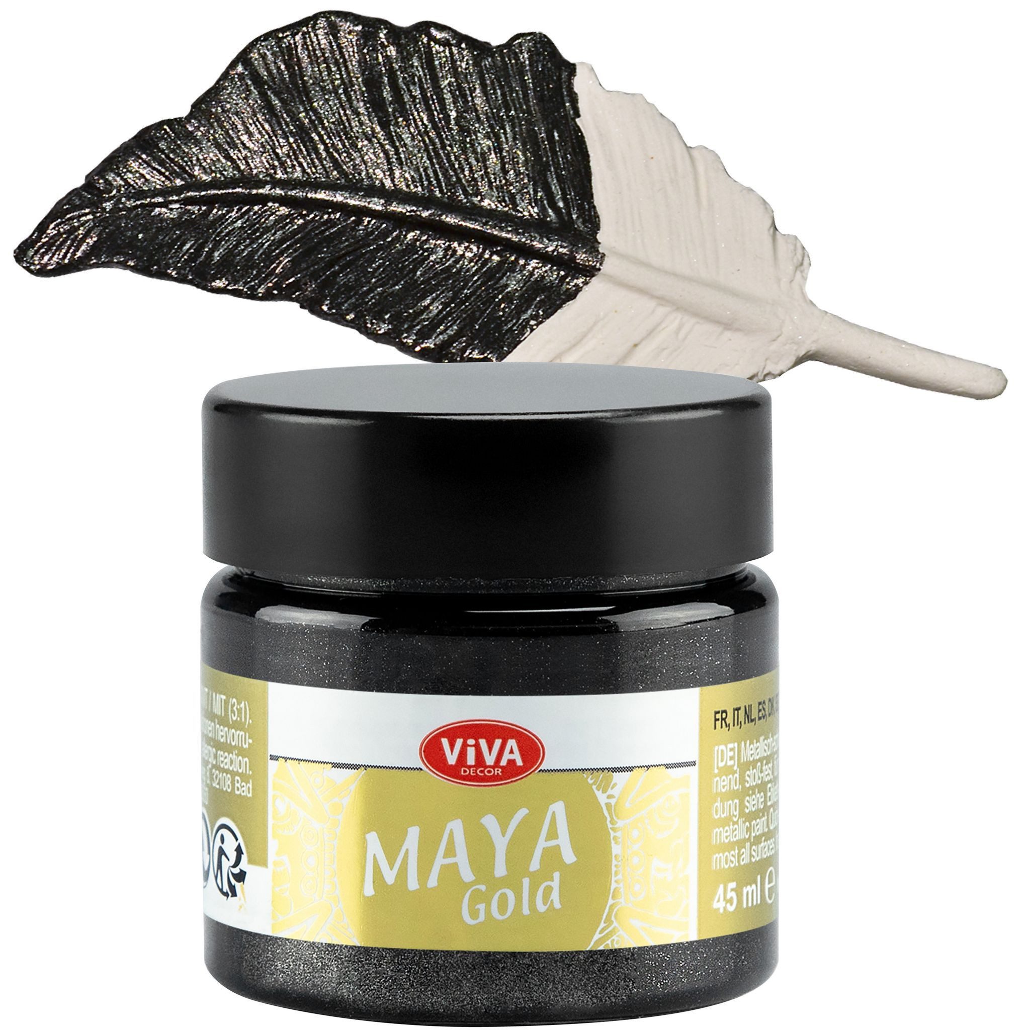 Viva Decor Acrylfarbe ViVA DECOR Maya Gold 45ml - Hämatit