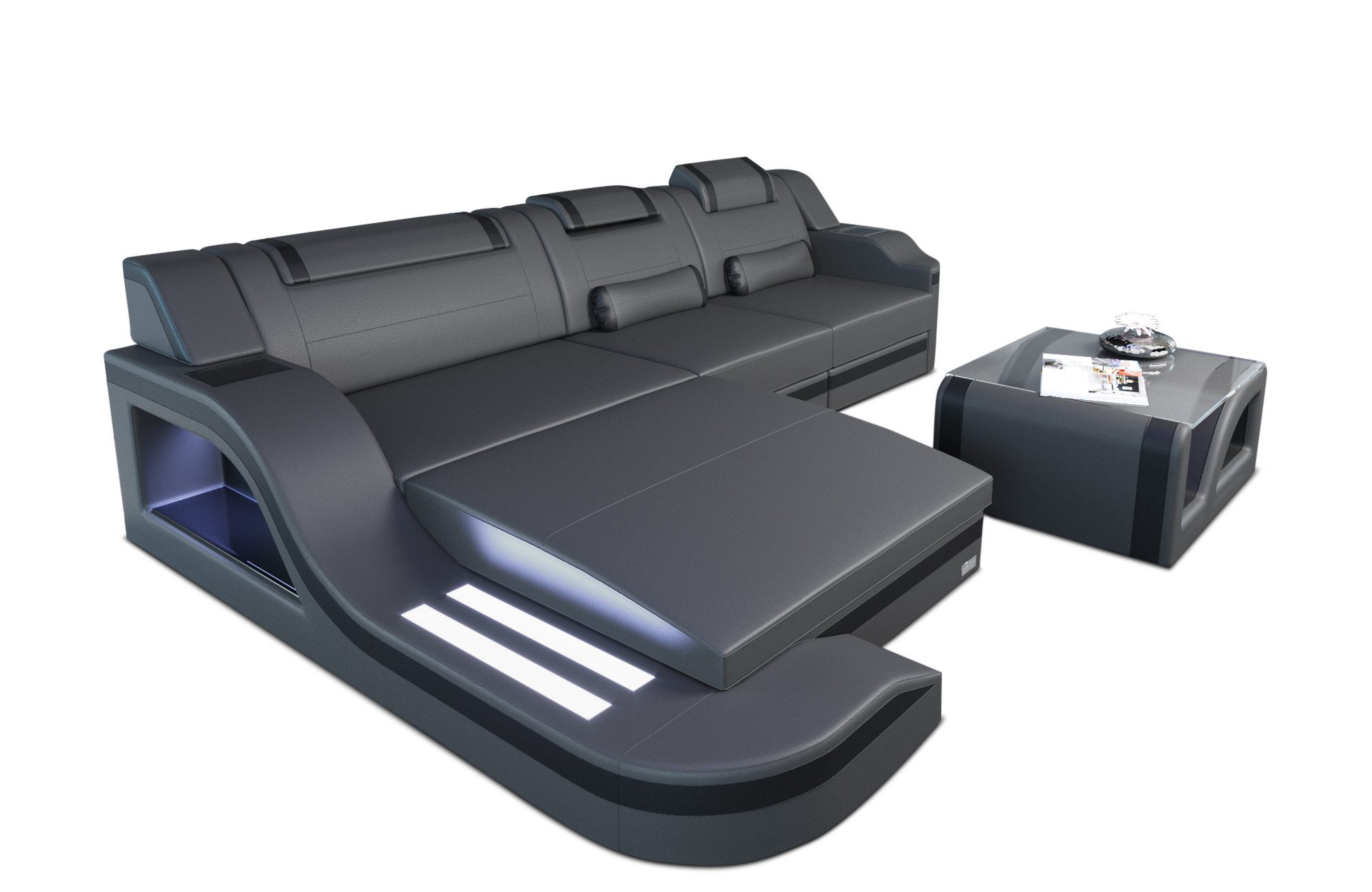 Sofa Dreams Ecksofa Ledersofa Palermo L günstig online kaufen