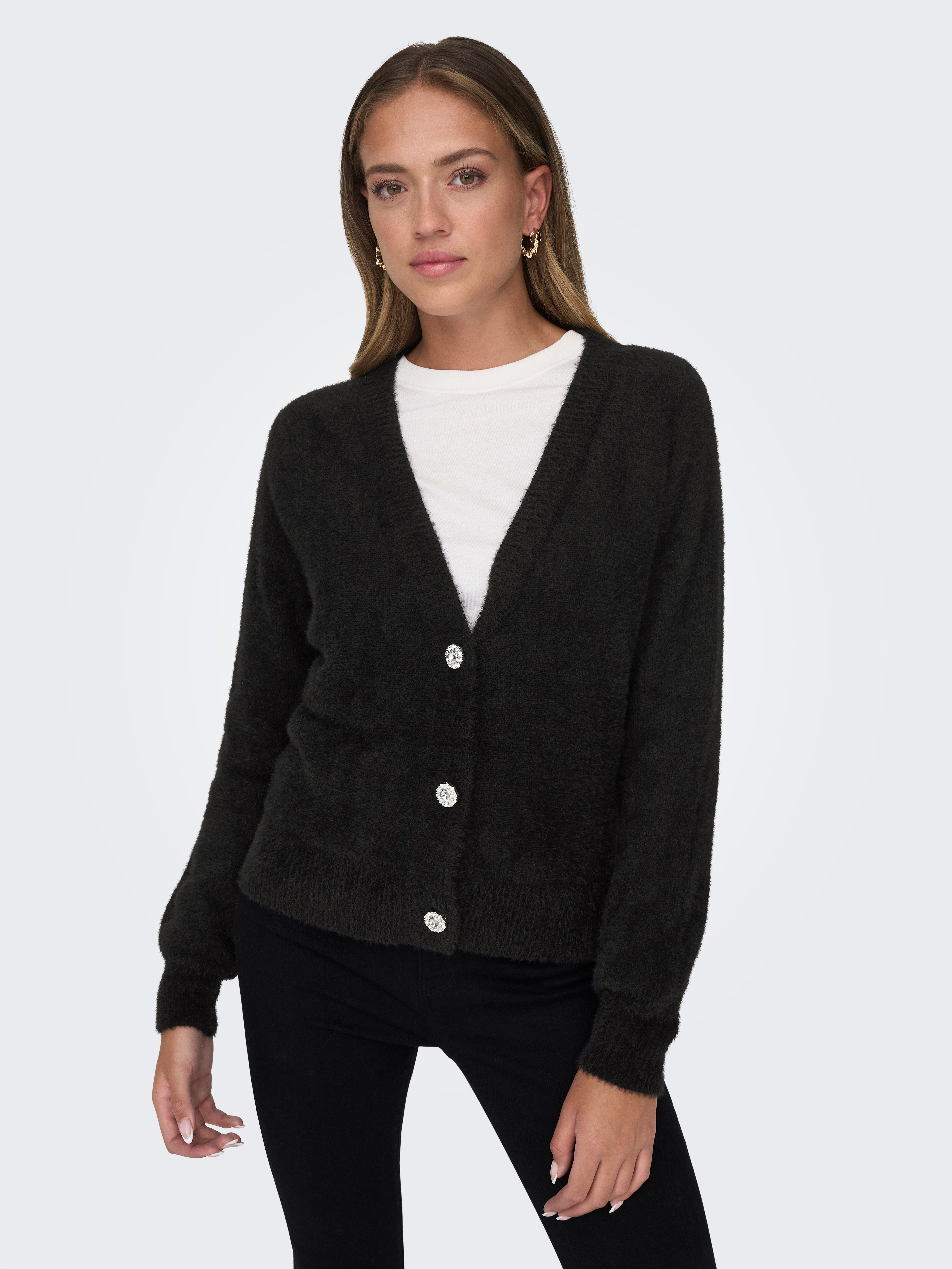 ONLY Strickjacke ONLELLA PIUMO LS CARDIGAN KNT NOOS günstig online kaufen