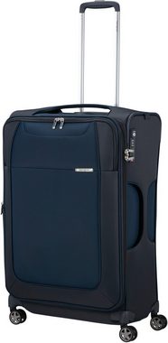 Samsonite Weichgepäck-Trolley D'Lite, Midnight Blue, 71 cm, 4 Rollen, Reisekoffer Großer Koffer Aufgabegepäck mit Volumenerweiterung