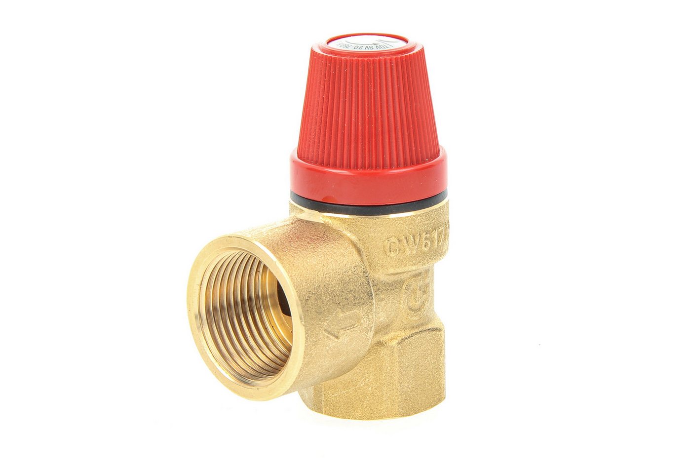 Thumbnail - Caleffi Absperrventil Membran-Sicherheitsventil 1/2 Zoll Druckstufe 2,5 bar bis 10,0 bar