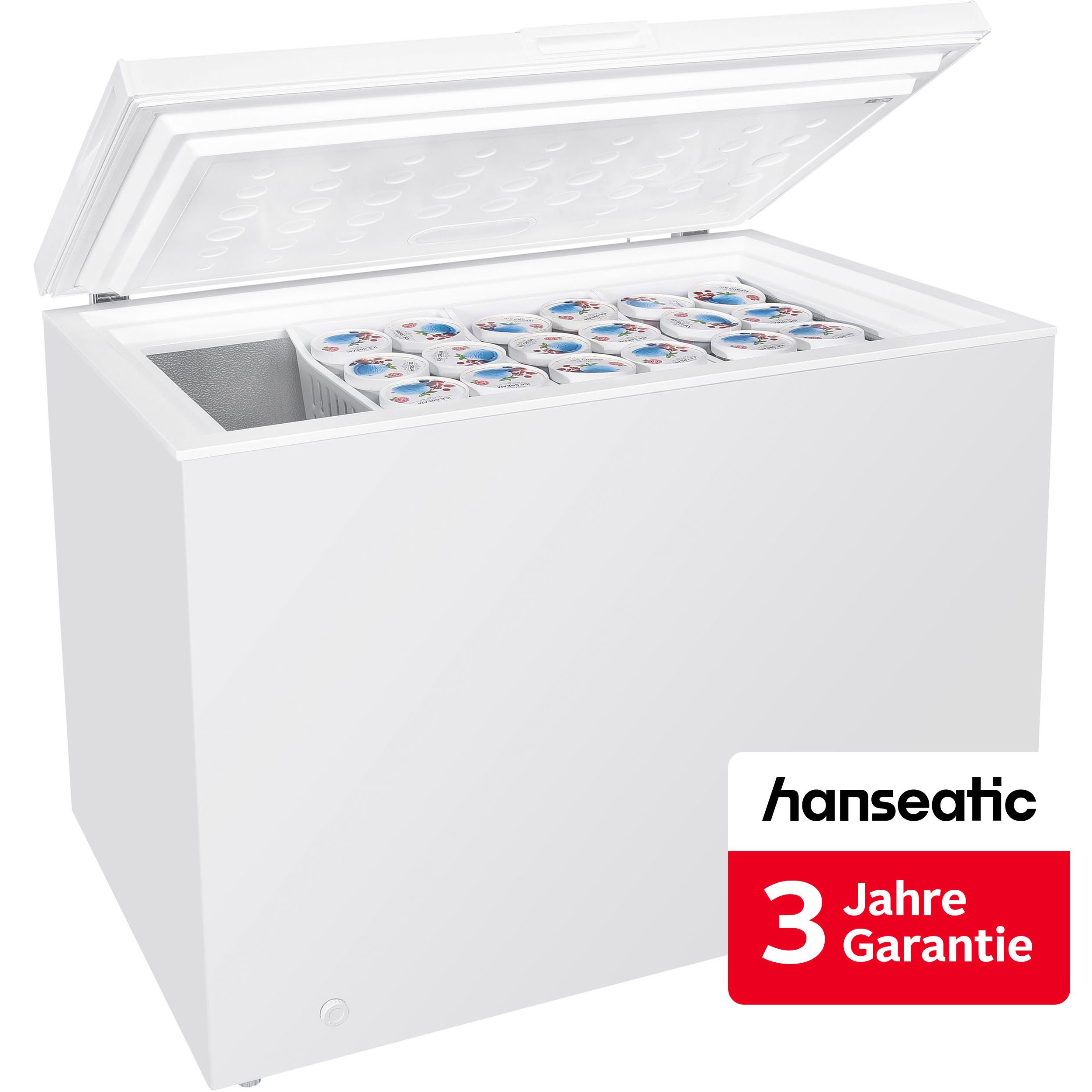 Hanseatic Gefriertruhe HGT85102CE, 102,6 cm breit, 198 l, inkl. 3 Jahre Herstellergarantie