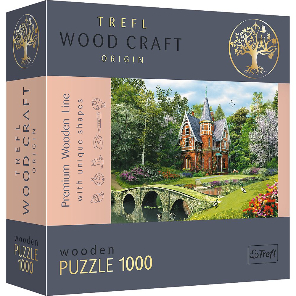 Europe Puzzleteile, Dominic Puzzle Haus, Wood 1000 Viktorianisches in Trefl Made Craft Davison