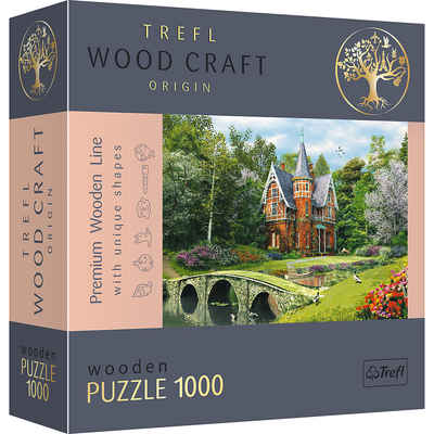 Trefl Puzzle Wood Craft Dominic Davison Viktorianisches Haus, 1000 Puzzleteile, Made in Europe