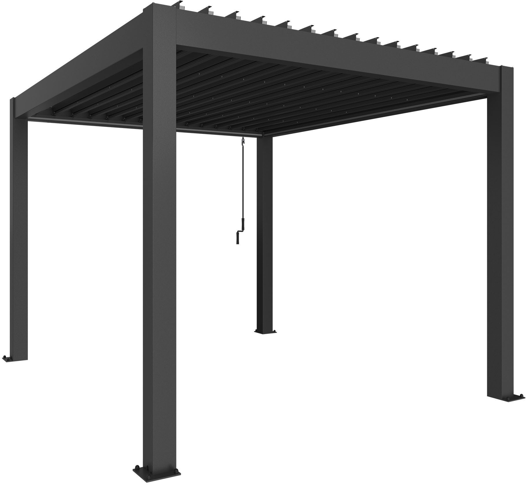 Biohort Pergola 3x3,5 m, verschiedene Farben, 312x367,5x264 cm, ausgezeichnet mit dem Red Dot Design Award