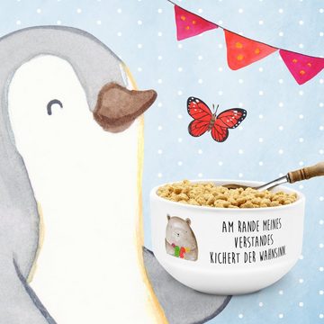 Mr. & Mrs. Panda Müslischale Bär Gefühl - Weiß - Geschenk, Teddy, Verrückt, Salatschüssel, Obstsch, Keramik, (1-tlg), Liebevolles Design