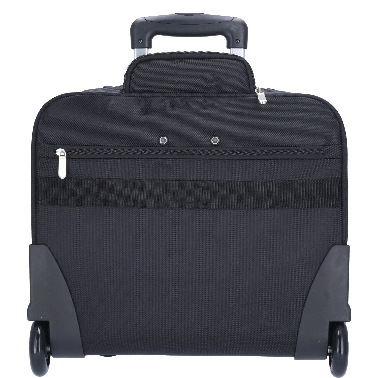 d & n Lederwaren Reisetasche d & n Lederwaren Businesstrolley schwarz