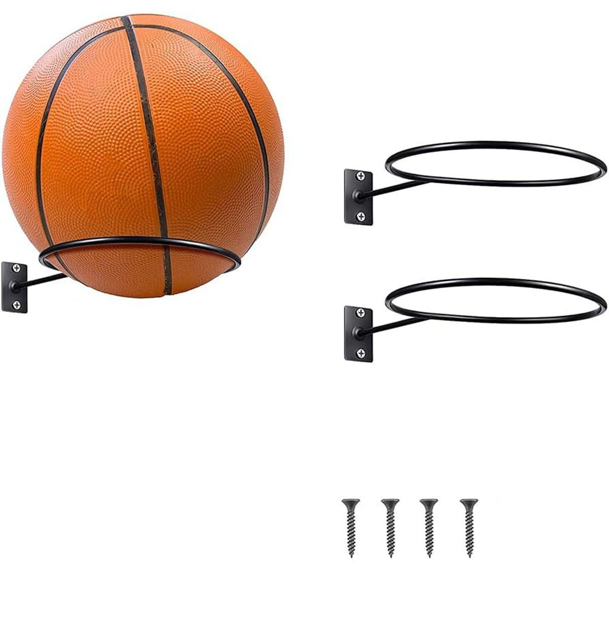 Wandhalterung Ball Ball (2-St) Basketballständer Rack Wandhalterung CTGtree Montiert Stücke 2