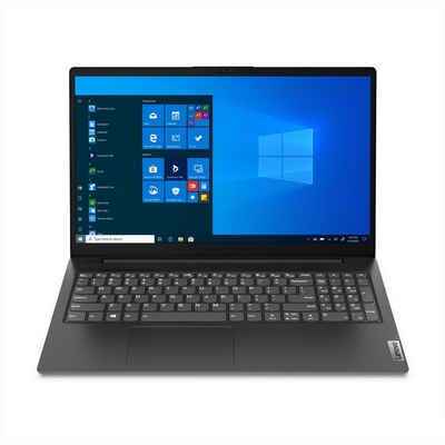 Lenovo V15 Notebook (Intel Celeron N5100, UHD Graphics, 250 GB SSD, Windows 11 Pro & Microsoft Office 2021 Pro, Funkmaus & Laptoptasche)