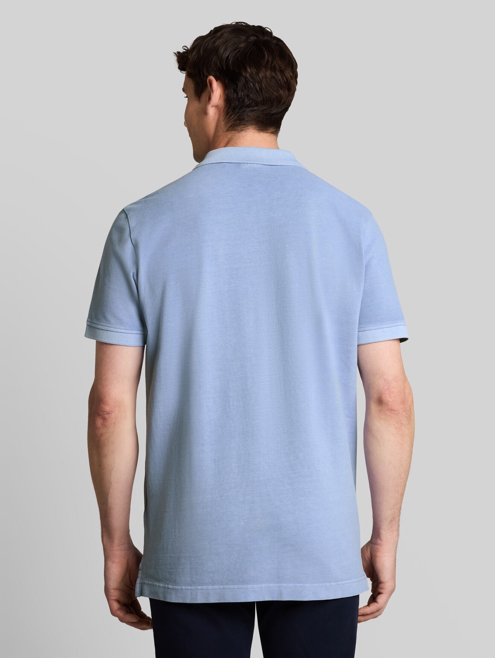 TOM TAILOR Poloshirt Poloshirts (im Einserpack) Piqué Poloshirt mit Logo-Print