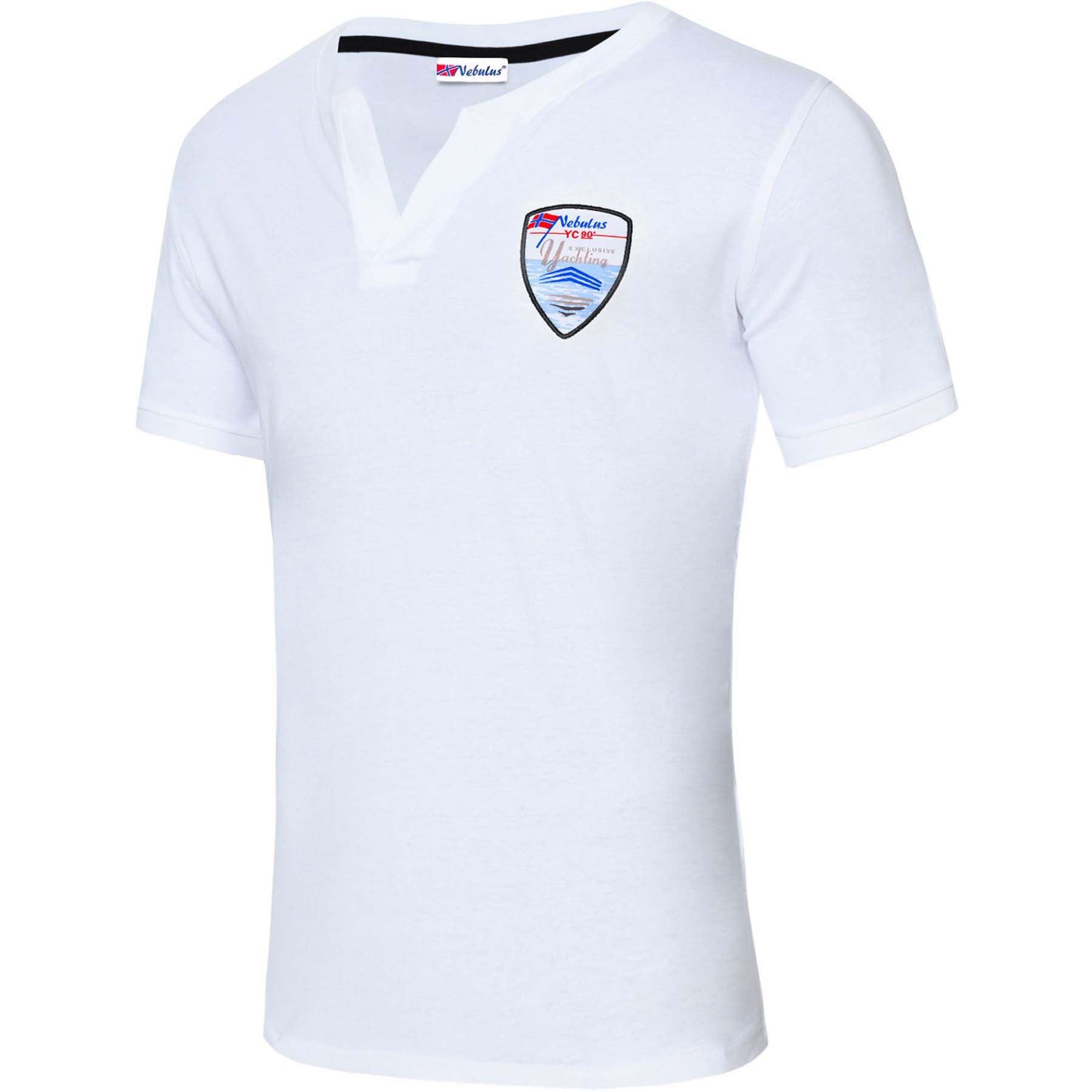 Nebulus T-Shirt VINCE, P1231 - Herren, weiß, M