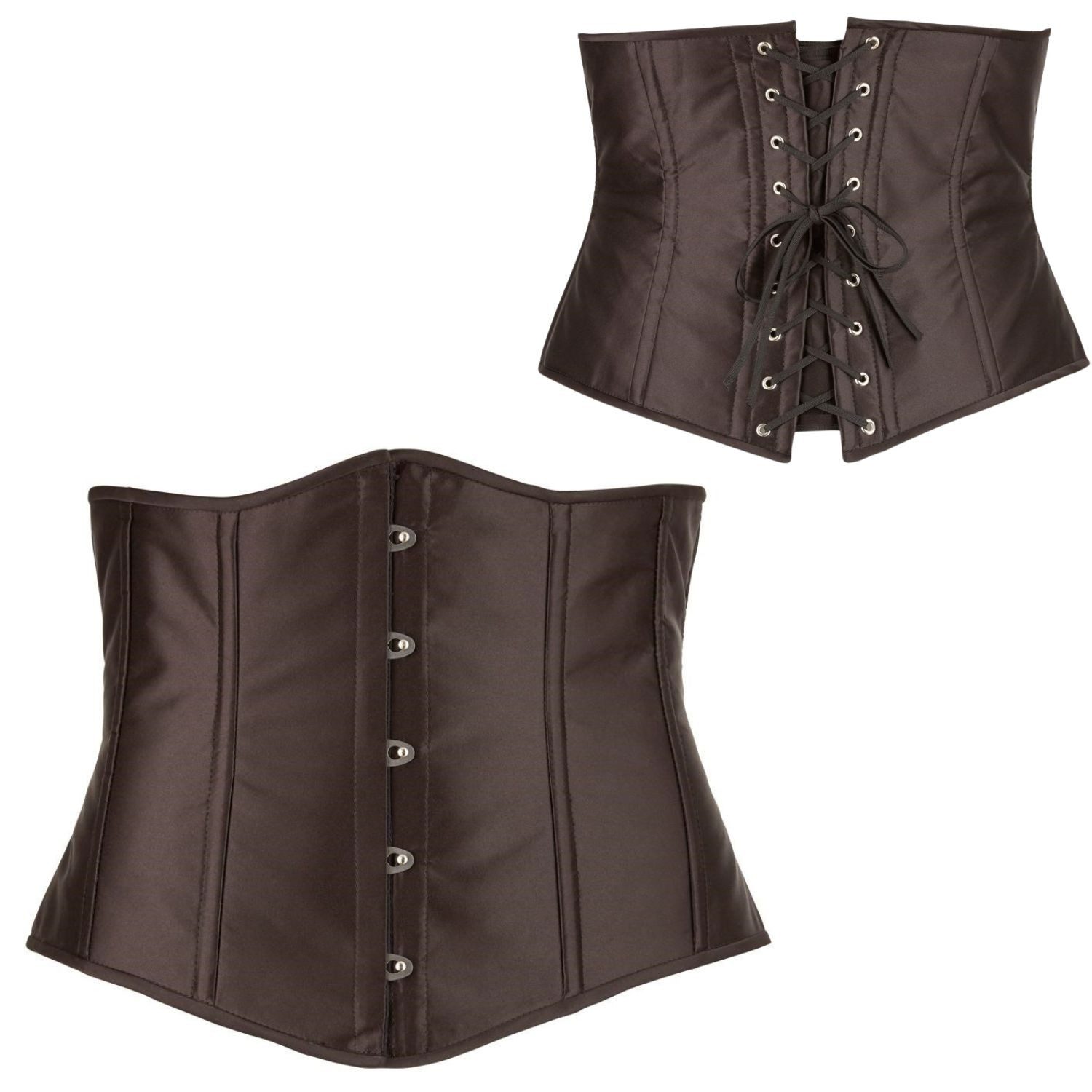 Cottelli CURVES Corsage Unterbrust Taillen Corsage Curvy schwarz sexy – Bild 4 von 5