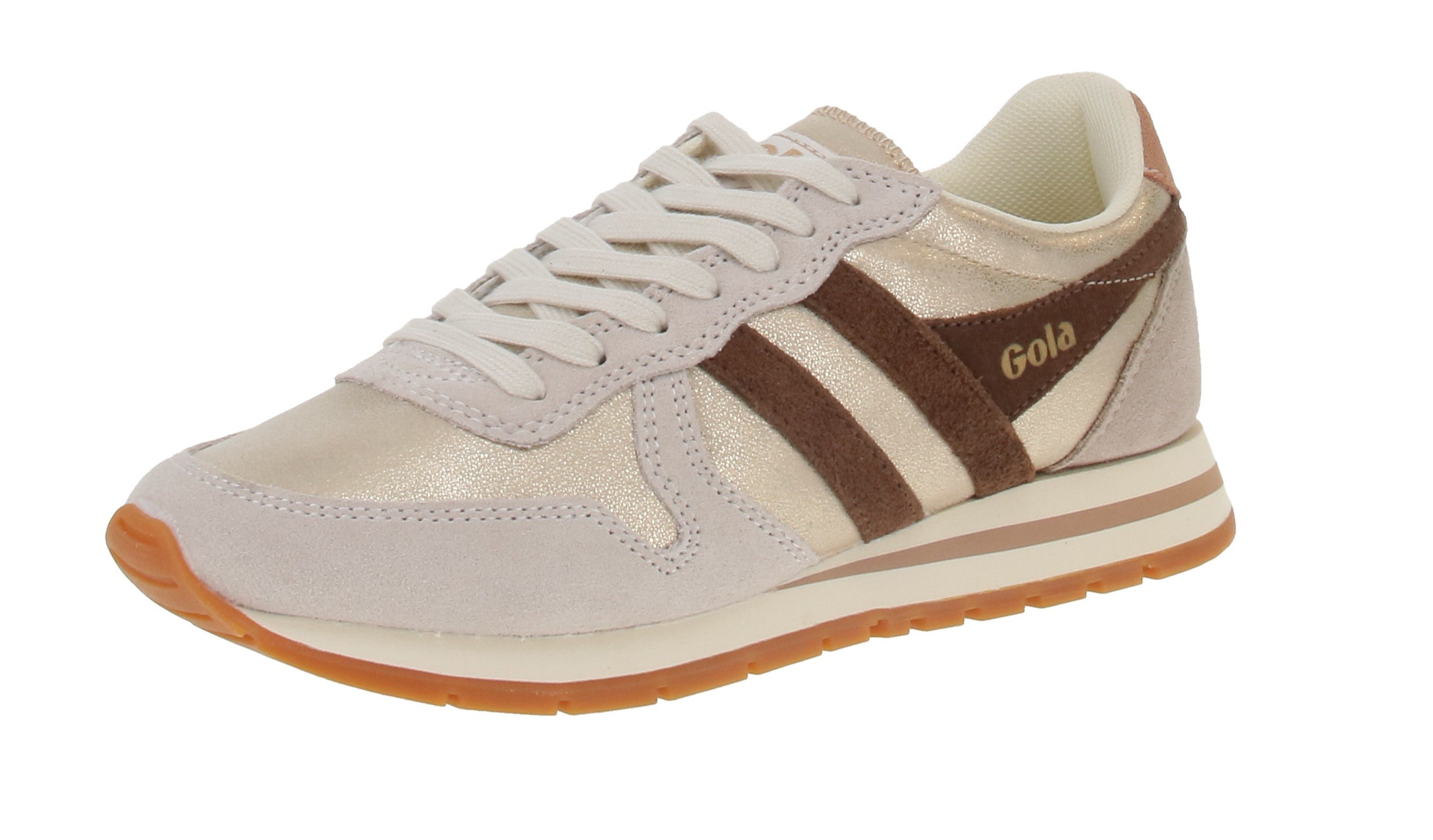 Gola Gola Daytona Blaze - Damen Sneaker - Gold-Dark-Brown-Cameo Sneaker