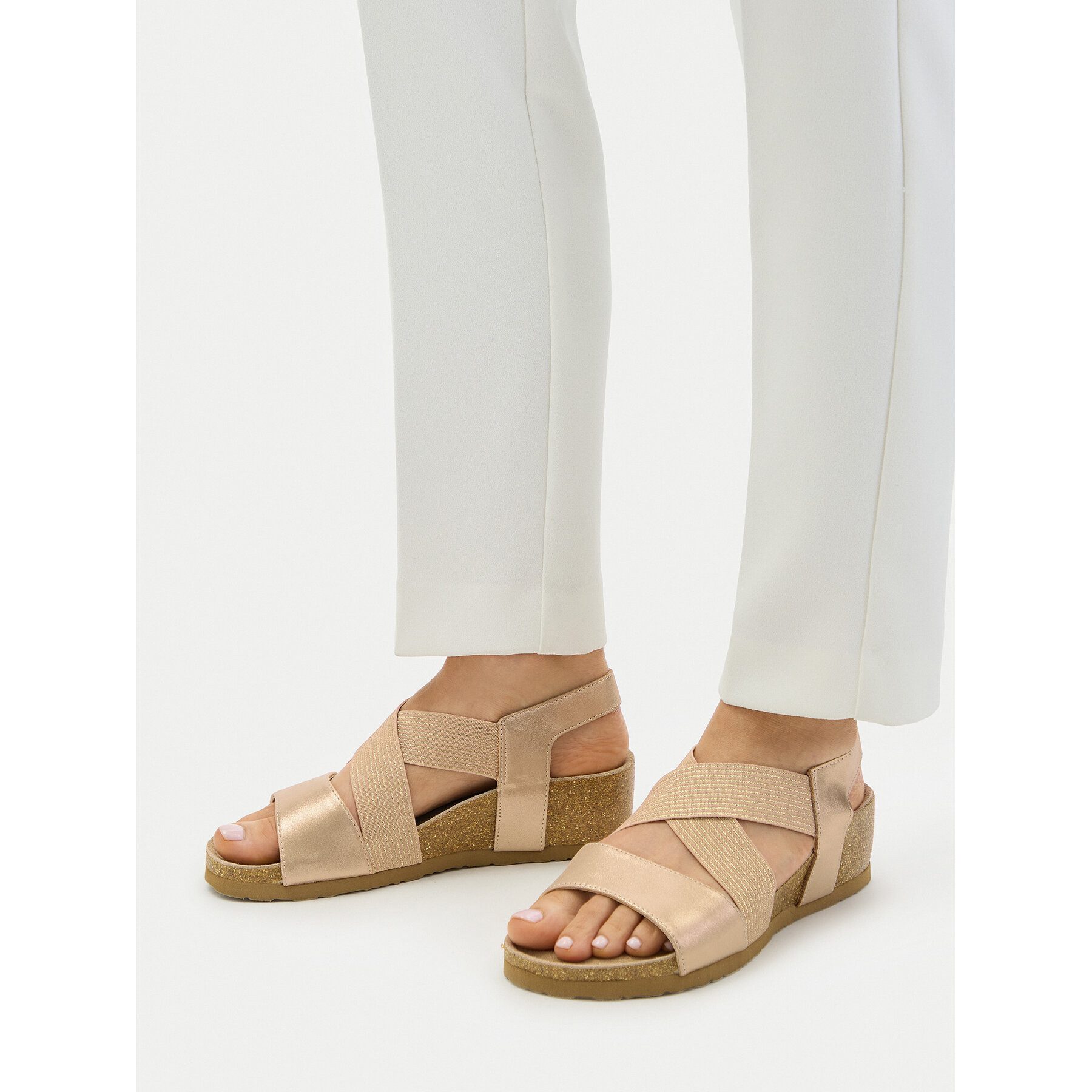 Go Soft Go Soft Damen Sandalen Golden Sandale – Bild 2 von 4