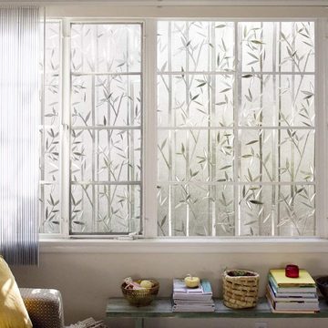 Fensterfolie 3D Fensterfolie Sichtschutz Folie Fenster Selbstklebend für Badezimmer, Lubgitsr
