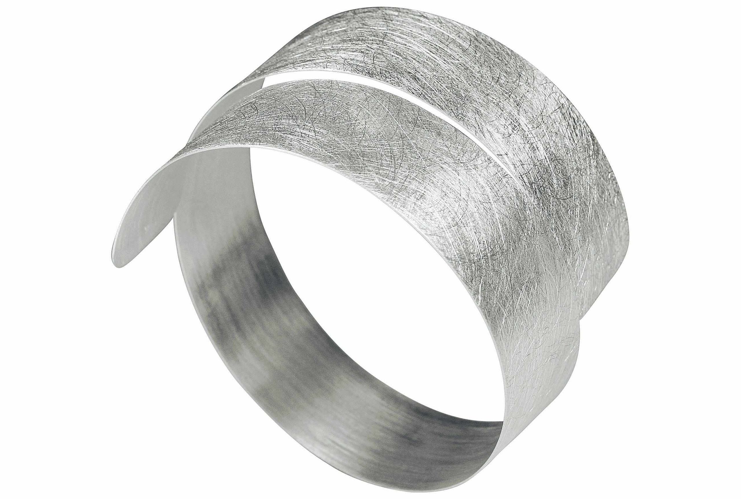 SILBERMOOS Armreif Armreif "Ich bin flexibel", 925 Sterling Silber