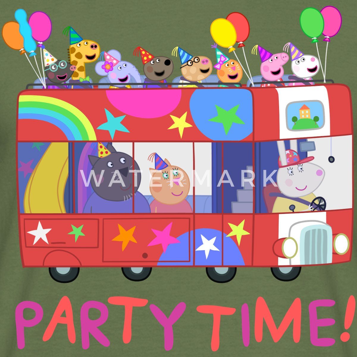 Spreadshirt T-Shirt Peppa Pig Design Party günstig online kaufen