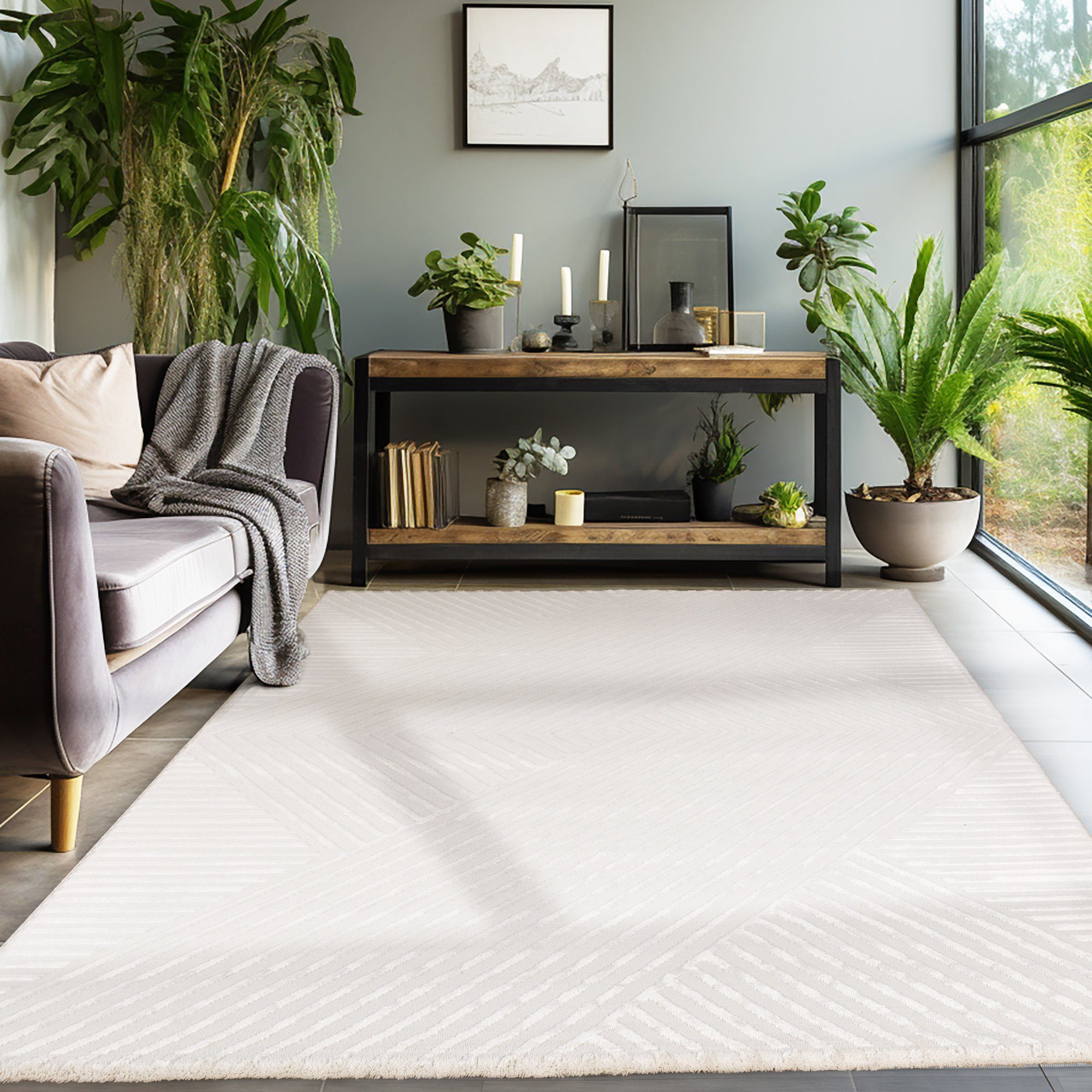 SIMPEX24 Designteppich Skandinavisches Boho Muster, Läufer, günstig online kaufen