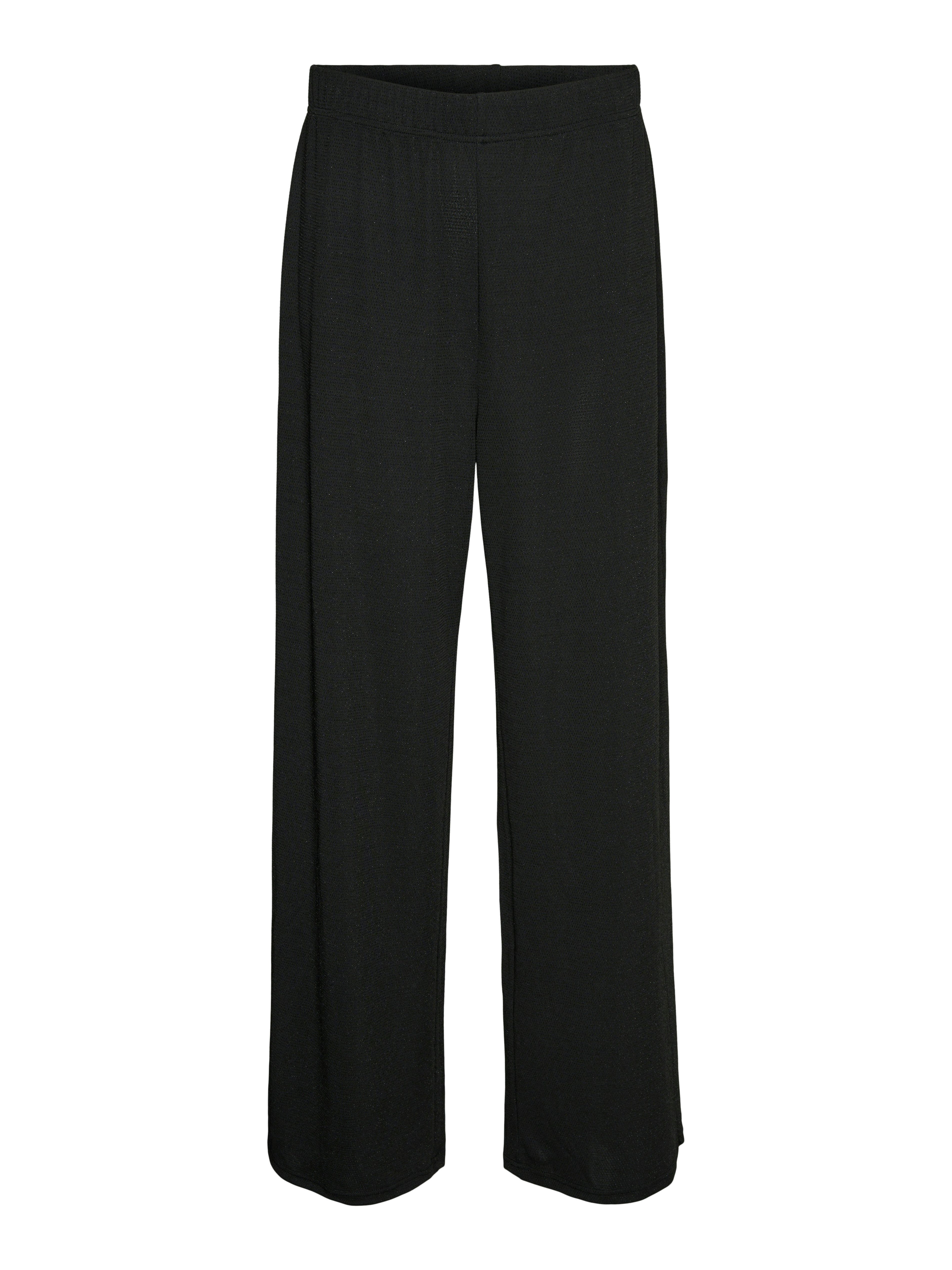 Vero Moda Schlupfhose VMKANVA NW GLITTER WIDE PANT JRS mit Glitzereffekt günstig online kaufen