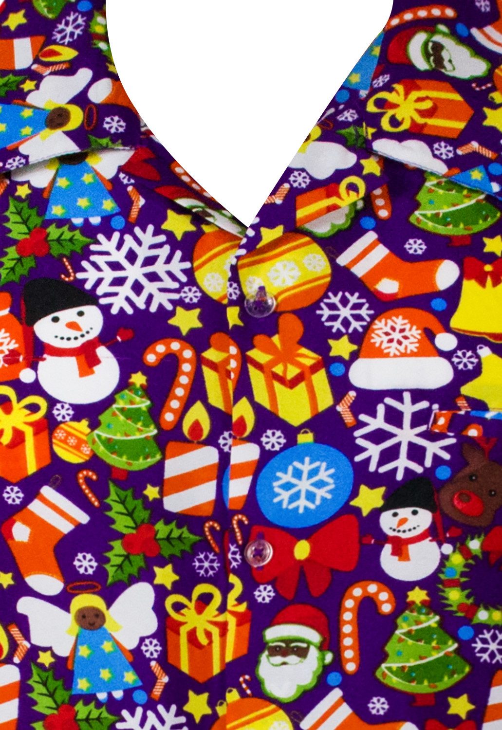 King Kameha Hawaiihemd Christmas Allover Kurzarm günstig online kaufen