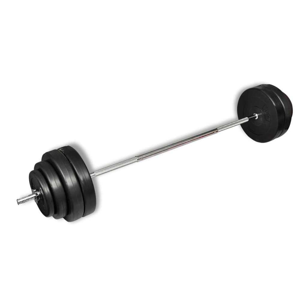 Kurzhantelstange Langhantel mit Gewichten Set 60 kg