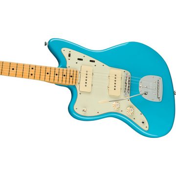Fender E-Gitarre, American Professional II Jazzmaster Lefthand MN Miami Blue - E-Gitar