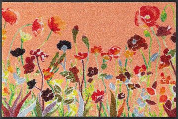 Fußmatte Wildflowers, wash+dry by Kleen-Tex, rechteckig, Höhe: 7 mm, Schmutzfangmatte, Motiv Blumen, rutschhemmend, waschbar