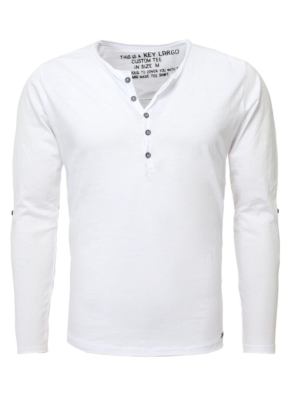 Key Largo Henleyshirt Ginger vintage Look günstig online kaufen