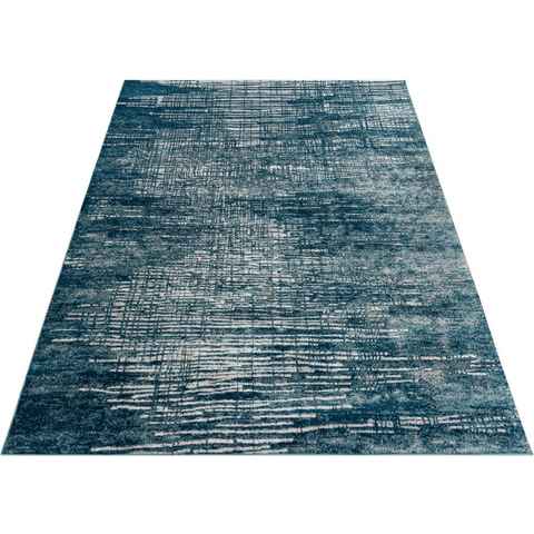 Teppich Ariano, Home affaire, rechteckig, Höhe: 12 mm, Vintage, dezenter Glanz, Hoch-Tief-Struktur, Schrumpf Carving-Effekt