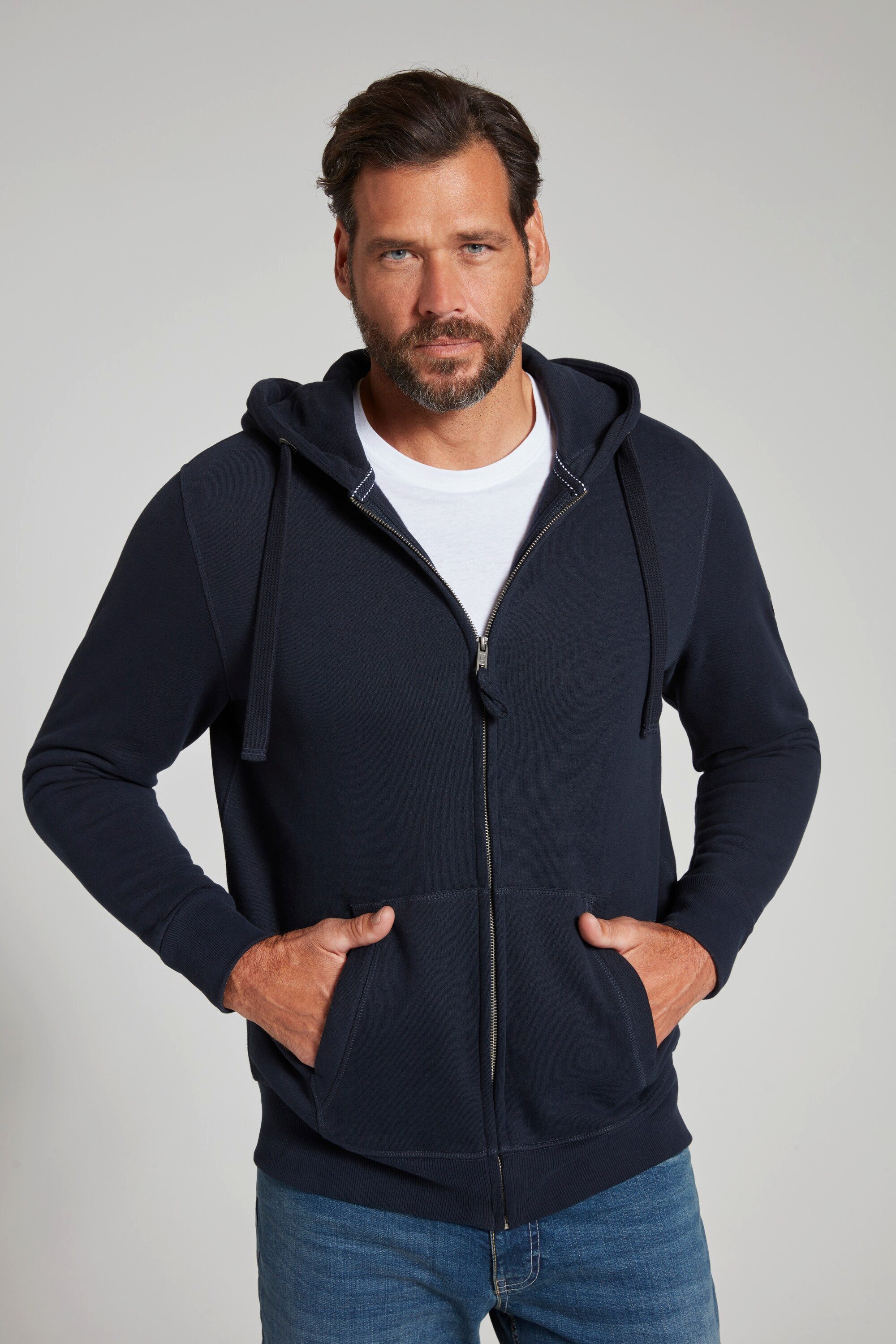 JP1880 Fleecejacke Hoodiejacke Sweat bis 8 günstig online kaufen