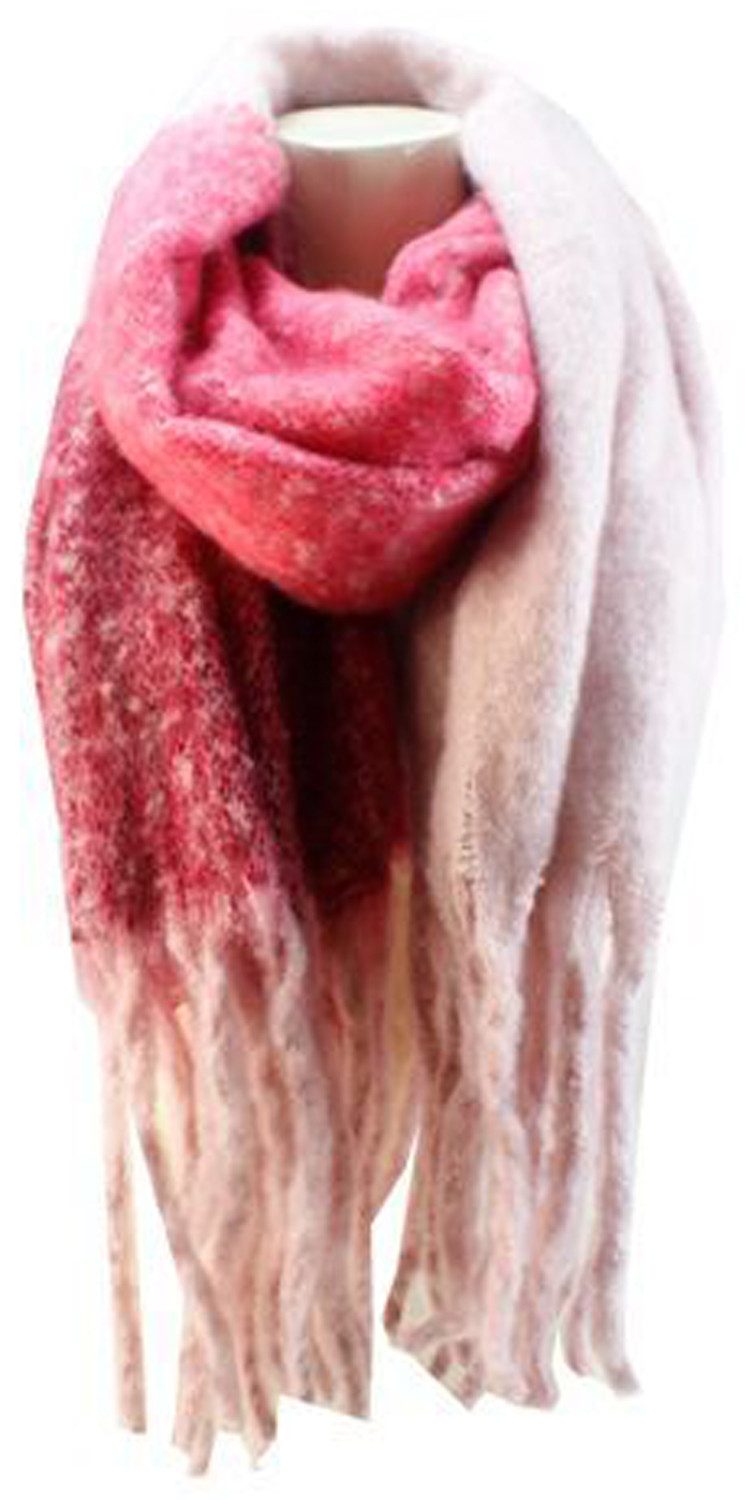 chic4home Schal Winter Weave, (1-St. 1-teilig), Damen Schal ca.40x180cm Dou günstig online kaufen