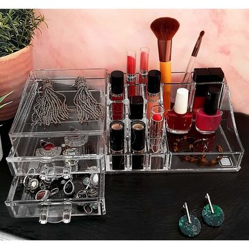 Stella Maris Make-Up Organizer Kosmetik Box für stilvolle Aufbewahrung mit Make-up