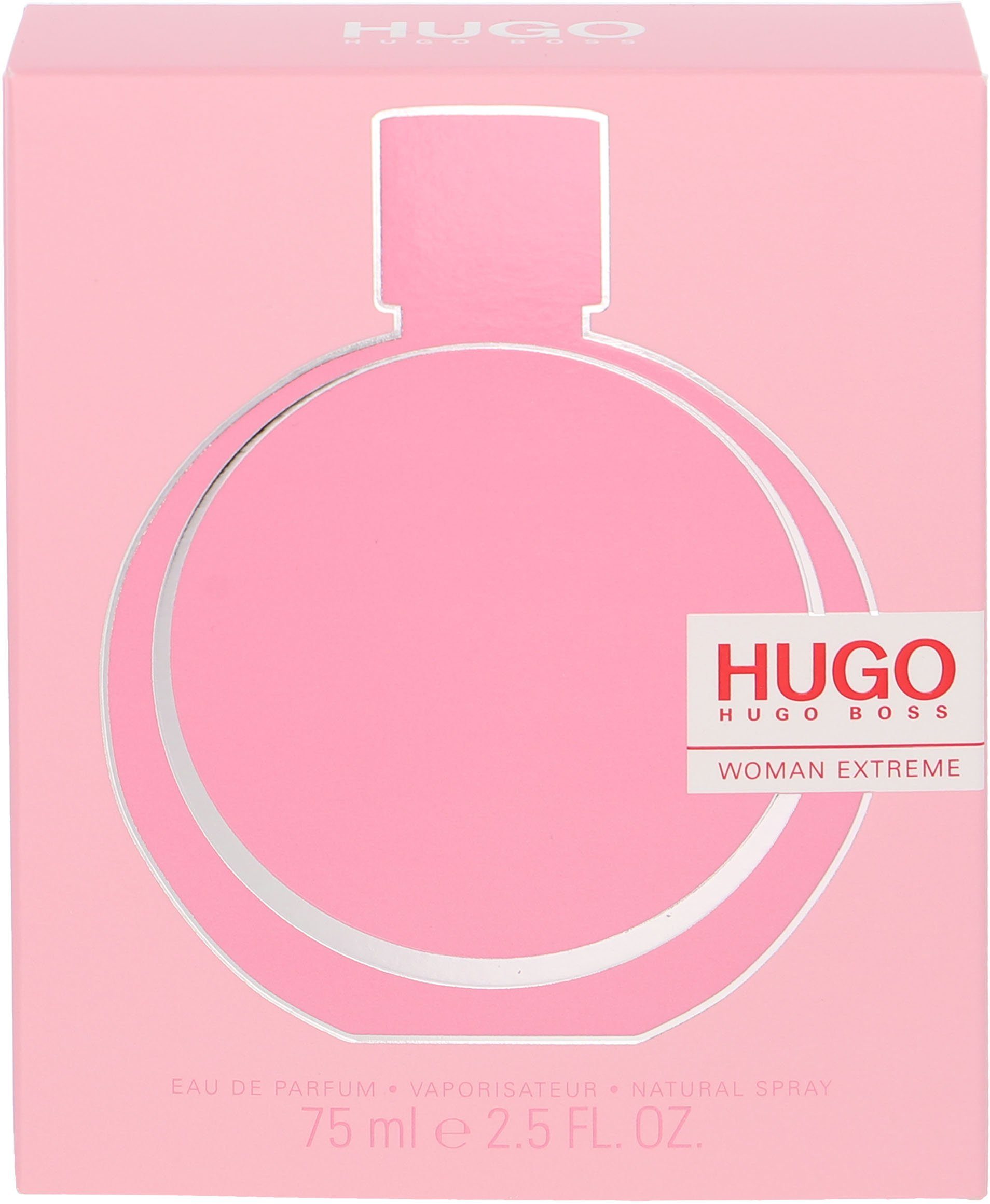BOSS Eau de Parfum BOSS WOMAN EXTREME, EDP, mit belebendem Schwarztee