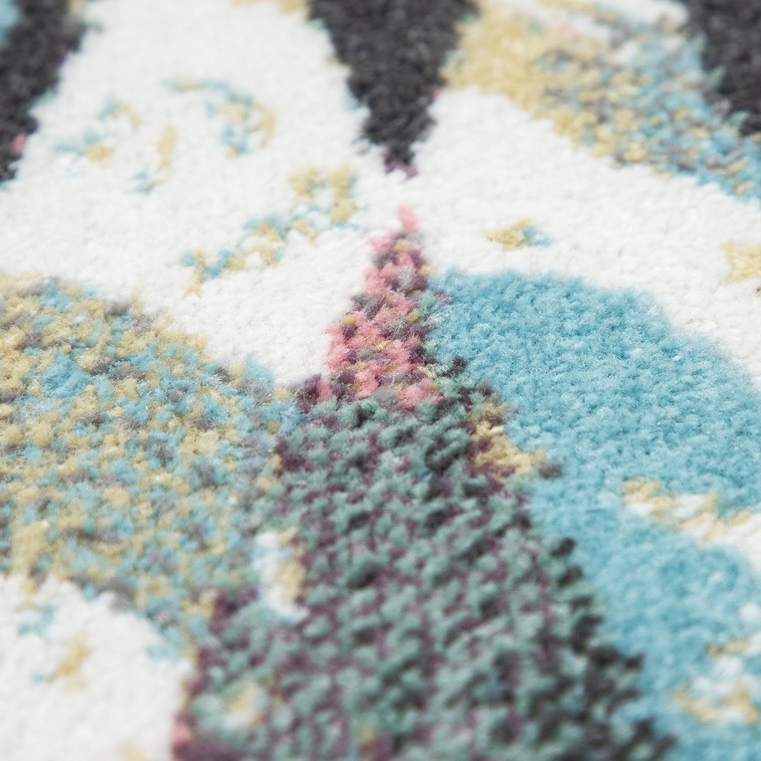 Läufer »Petit 485«, Paco Home, rechteckig, Höhe 9 mm, Teppich-Läufer, Kurzflor, modernes Rauten Design, Pastell-Farben, ideal im Flur & Schlafzimmer-HomeTrends