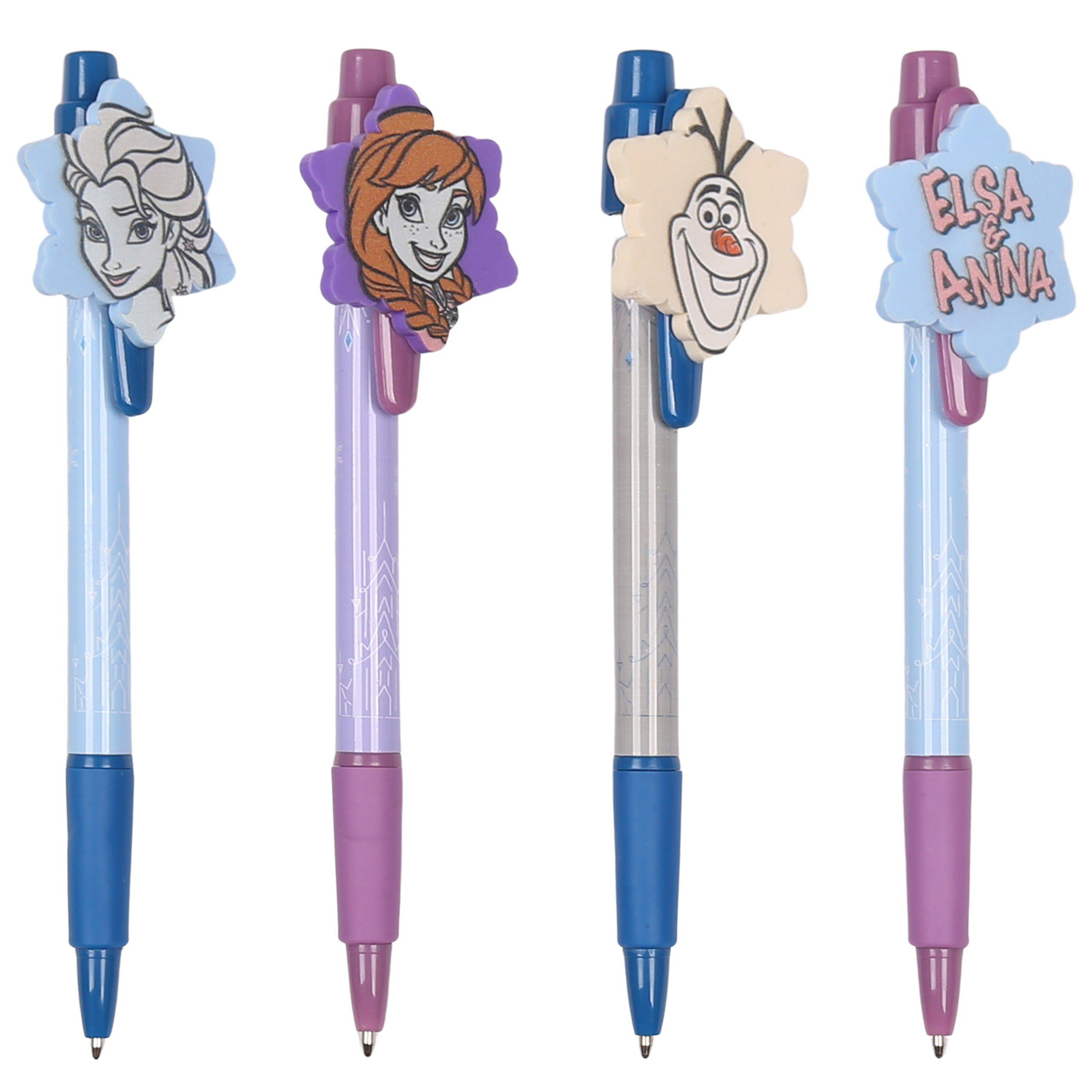 Disney Kugelschreiber Disney Die Eiskönigin. Völlig unverfroren- 4 Stifte, schwarze Tinte
