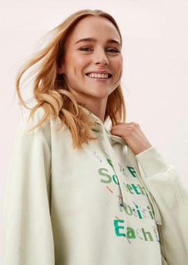 s.Oliver Sweatshirt Sweater mit Schriftzug