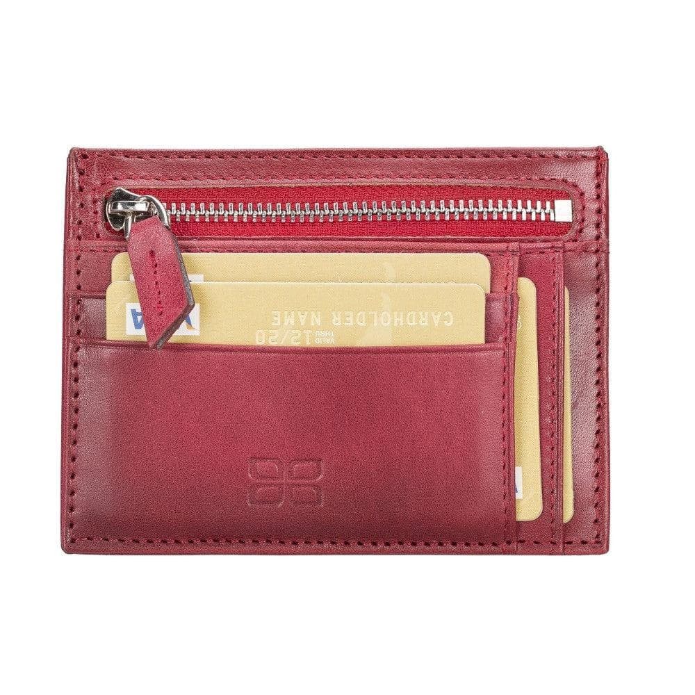 Renna Leather Brieftasche Kartenetui mit Münzfach