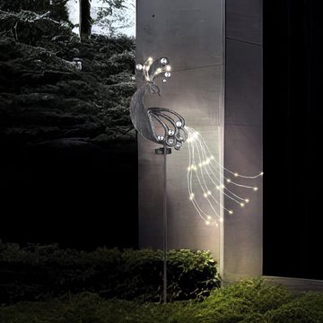 Globo LED Solarleuchte, Leuchtmittel inklusive, Warmweiß, Solarstecker Garten Steckleuchte Solarlampe für Außen Gartendeko