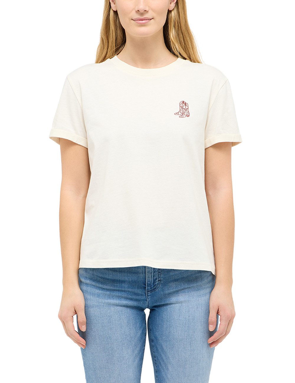 MUSTANG Kurzarmshirt Damen Style Monroe